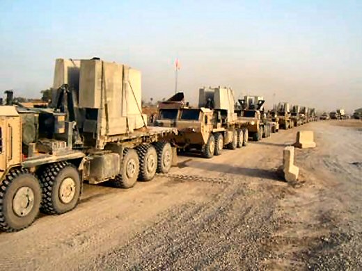 Convoy in Iraq Photo